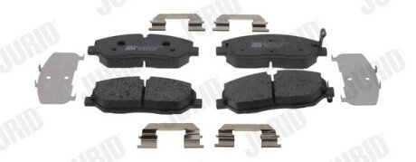 Передні тормозні (гальмівні) колодки jurid 574139J