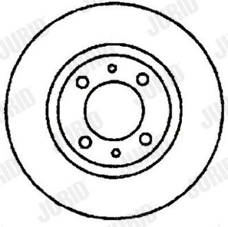Передний тормозной диск jurid 561074J