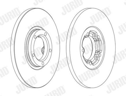 Передний тормозной диск jurid 561378JC