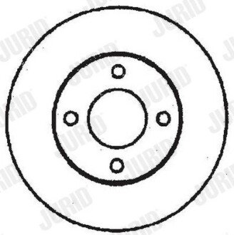 Передний тормозной диск jurid 561690JC