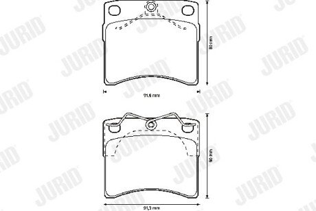 Пружина передняя jurid 571948J