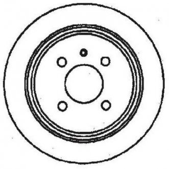 Задній гальмівний (тормозний) диск jurid 561132JC
