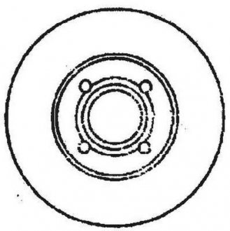 Передній гальмівний (тормозний) диск jurid 561238JC