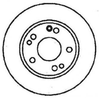 Передній гальмівний (тормозний) диск jurid 561330JC