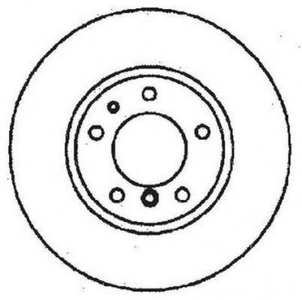 Передній гальмівний (тормозний) диск jurid 561476JC
