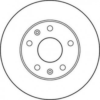 Передний тормозной диск jurid 562153JC