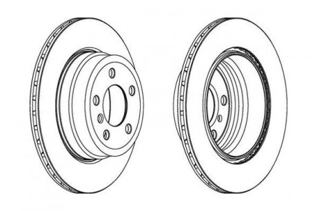 Гальмівний диск jurid 562521JC