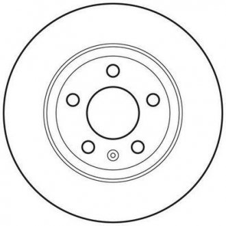 Задній гальмівний (тормозний) диск jurid 562667JC
