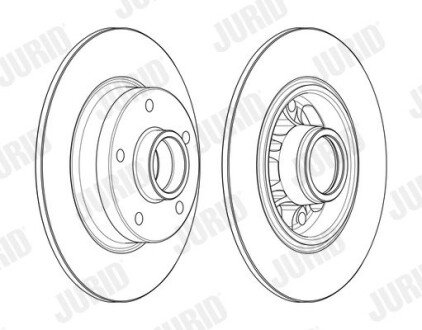 Гальмівний диск jurid 562732J1