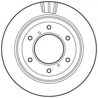 Тормозной диск jurid 562777JC