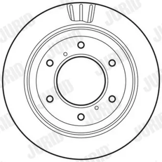 Гальмівний диск Jurid 562777JC