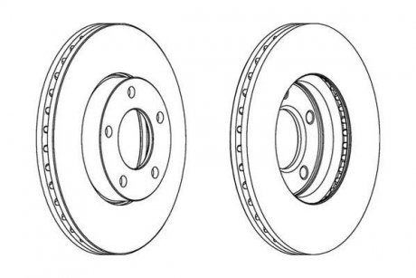 Гальмівний диск jurid 563028JC