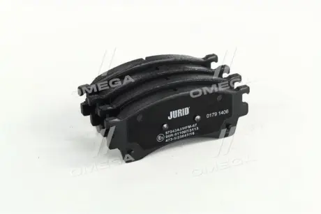 Передние тормозные колодки jurid 572434J Мазда Кседос 6