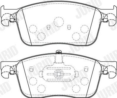 Тормозные колодки jurid 573862J