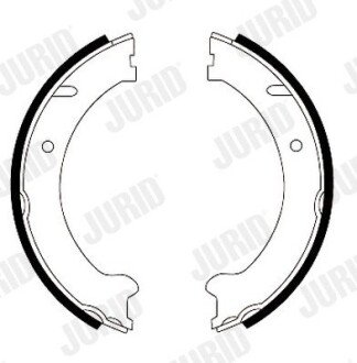 Задні тормозні (гальмівні) колодки jurid 362429J