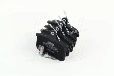 Задние тормозные колодки jurid 571462J Ауди 90