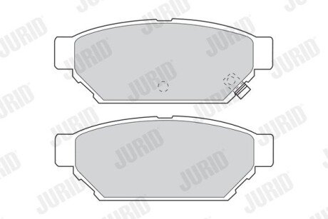 Задні тормозні (гальмівні) колодки jurid 571943J