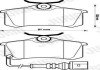 Задні тормозні (гальмівні) колодки jurid 573112J