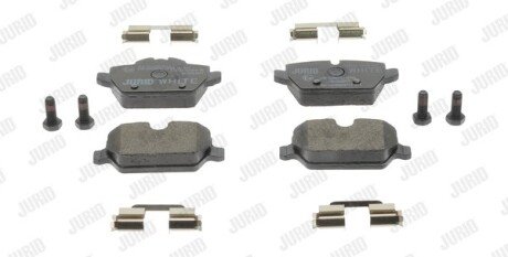 Задні тормозні (гальмівні) колодки jurid 573136JC