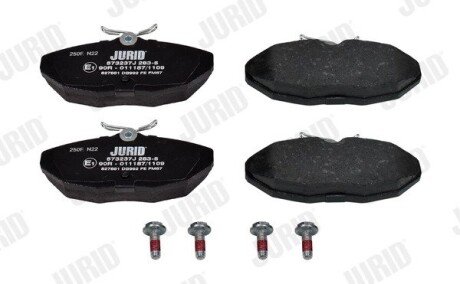 Задні тормозні (гальмівні) колодки jurid 573237J