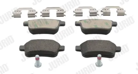 Задние тормозные колодки jurid 573272J Рено Кенго 1
