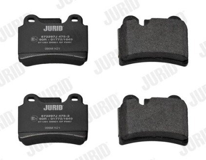 Задні тормозні (гальмівні) колодки jurid 573297J