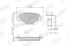 Задние тормозные колодки jurid 573320J