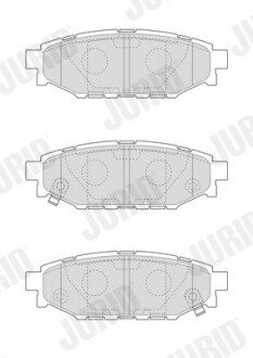 Задние тормозные колодки jurid 573380J