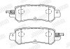 Задні тормозні (гальмівні) колодки jurid 573450J