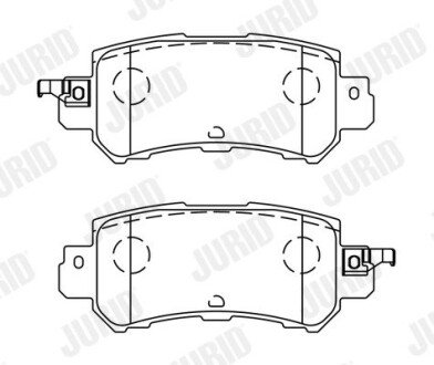 Задние тормозные колодки jurid 573450J