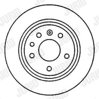 Задний тормозной диск jurid 561870JC