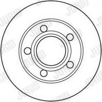 Задний тормозной диск jurid 562089JC