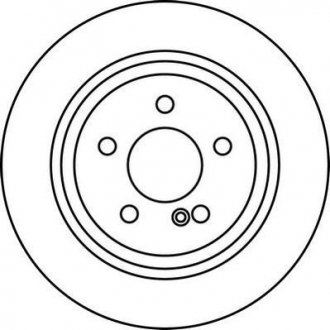 Задній гальмівний (тормозний) диск jurid 562213JC