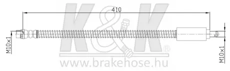 Гальмівний шланг K&K FT4763