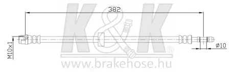Гальмівний шланг K&K FT4772