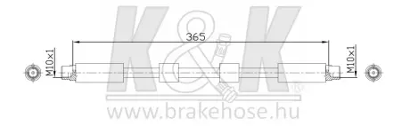 Гальмівний шланг K&K FT4794