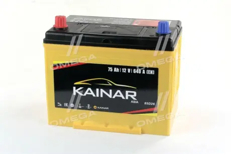 Аккумулятор 75Ah-12v KAINAR Asia (258x173x220),L,EN640 kainar 0703411110
