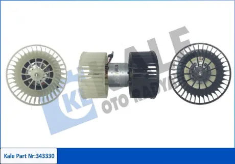 KALE BMW Вентилятор радиатора 141mm 3 E36 92- KALE OTO RADYATOR 343330 Бмв Е36