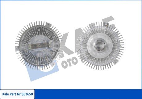 KALE BMW Вискомуфта вентилятора 3 E36/46,5 E34/39,7 E38,X5 E53 2.0/3.0 kale oto radyator 352650