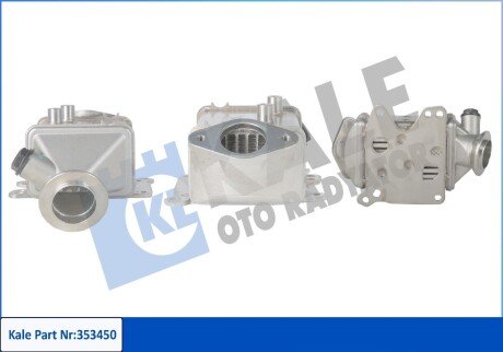 KALE FIAT Радиатор EGR 500L 1.3D Multijet 12- kale oto radyator 353450