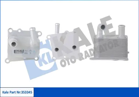 KALE FORD Масляный радиатор C-Max,Fiesta IV,Focus,Galaxy,Mondeo IV,Transit Connect 1.8TDCi 02- KALE OTO RADYATOR 353345