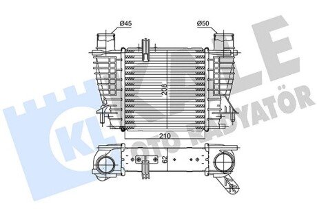 KALE RENAULT Clio III,Modus,Nissan Cube,Juke Note,NV200 1.5dCi 05- kale oto radyator 243400 на Рено Clio