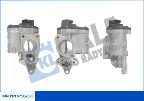 KALE RENAULT Клапан EGR Megane II 1.9dCi 05-,Laguna II,Suzuki Grand Vitara 1.9 DDiS 05- kale oto radyator 352530 на Рено Лагуна 2