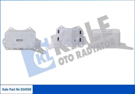 KALE RENAULT Масляный радиатор Grand Scenic IV,Espace V,Megane IV,Talisman,Trafic III,Opel Vivaro,nissan,DB Vito,Fiat 1.6dCi 14- kale oto radyator 354930 на Рено Трафик 3