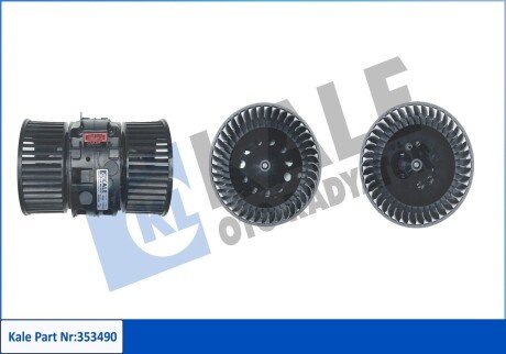 Моторчик (вентилятор) пічки kale oto radyator 353490 на Рено Трафик 3