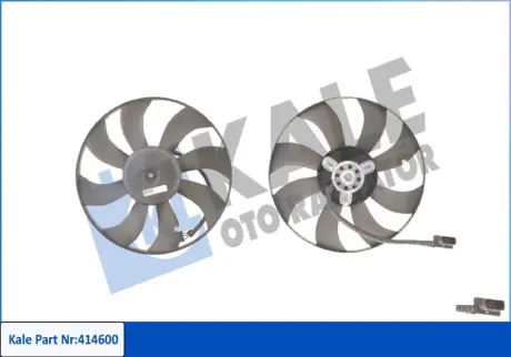 KALE VW Вентилятор радиатора Polo,Skoda Fabia I,II,Roomster 1.4TDI KALE OTO RADYATOR 414600