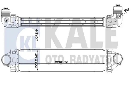Радіатор інтеркулера KALE OTO RADYATOR 344930
