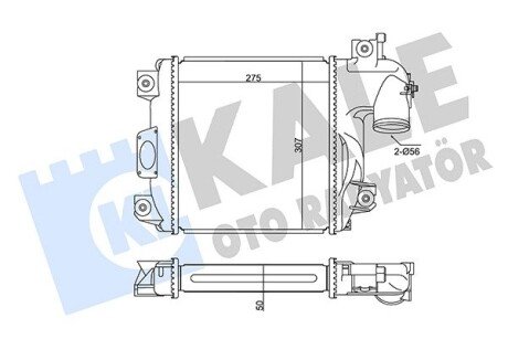 Радіатор інтеркулера kale oto radyator 350890