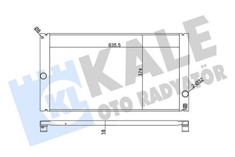 Радіатор охолодження двигуна kale oto radyator 352800 на Вольво C30