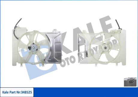 Вентилятор охлаждения радиатора kale oto radyator 348525